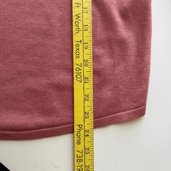 Chico's Dusty Rose, Rolled V-Neckline Pullover, Size Medium - Picture 10 of 10
